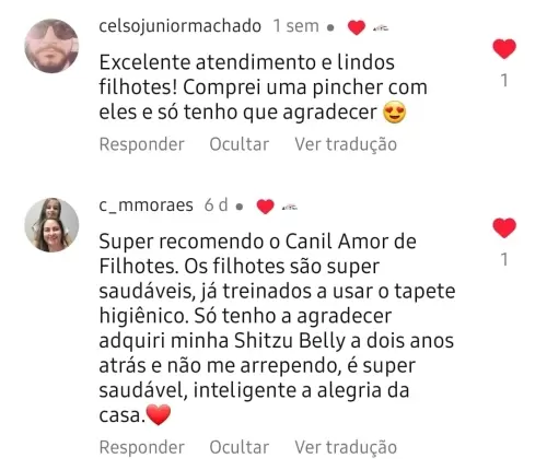 Depoimentos de Clientes