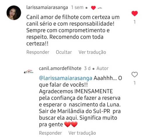 Depoimentos de Clientes