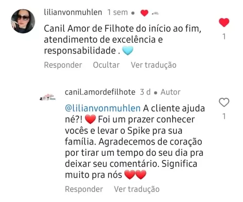 Depoimentos de Clientes