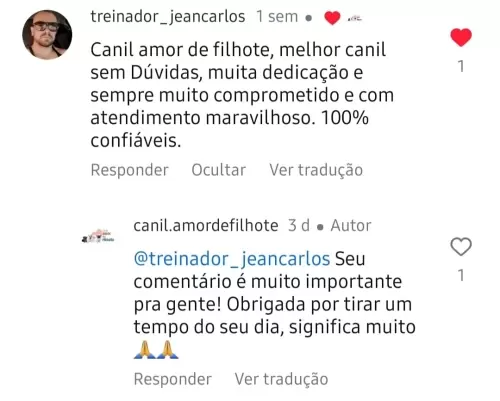 Depoimentos de Clientes