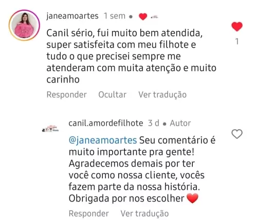 Depoimentos de Clientes